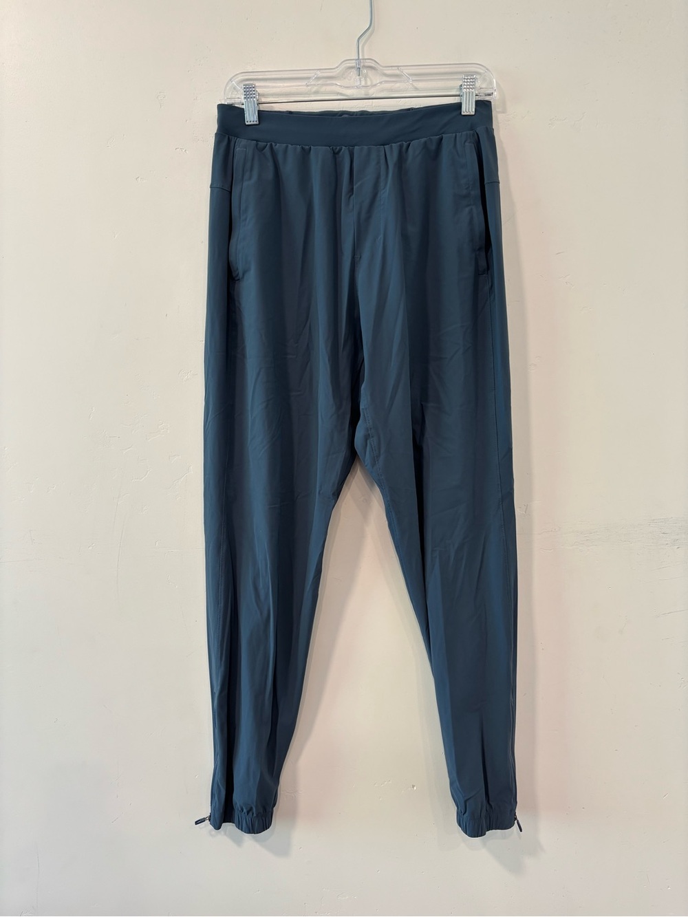 Lululemon Surge Jogger Mens M Blue Ankle Zip Run Running Pants Athleisure